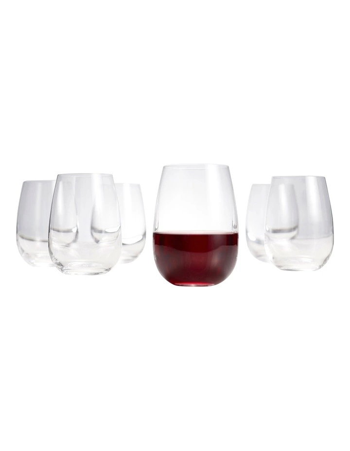 Salt&Pepper Cuvee Set of 6 Stemless Wine Glasses 6 Salt&Pepper Cuvee Set of 6 Stemless Wine Glasses - Image 6
