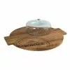 Salt&Pepper Fromage 40cm Board With Small Glass Dome Natural
