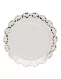 Salt&Pepper Eclectic 19cm Plate With Gold White 9 Salt&Pepper Eclectic 19cm Plate With Gold White -Dining Shop 321689620 1 1 720x928