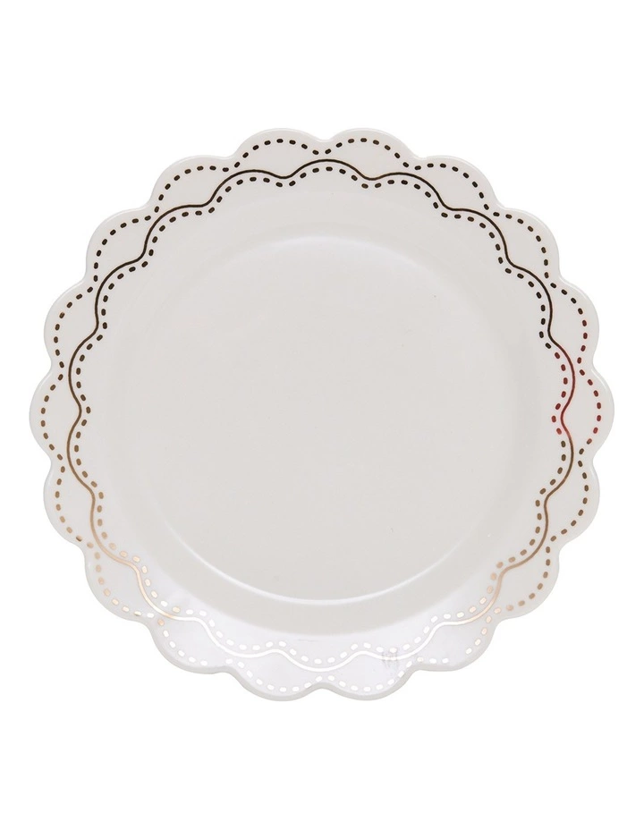Salt&Pepper Eclectic 19cm Plate With Gold White 4 Salt&Pepper Eclectic 19cm Plate With Gold White - Image 4