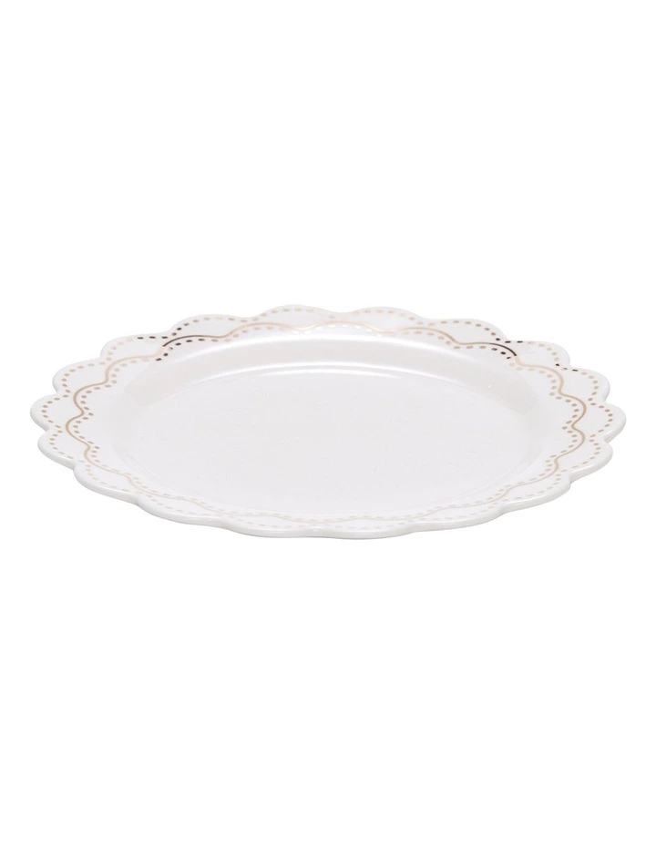 Salt&Pepper Eclectic 19cm Plate With Gold White 6 Salt&Pepper Eclectic 19cm Plate With Gold White - Image 6