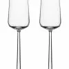 IITTALA Essence Set Of 2 Champagne Glass