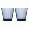 IITTALA Kartio Set Of 2 Tumbler Dark Blue