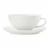 Maxwell & Williams White Basics Diamonds 300ml Low Tea Cup & Saucer
