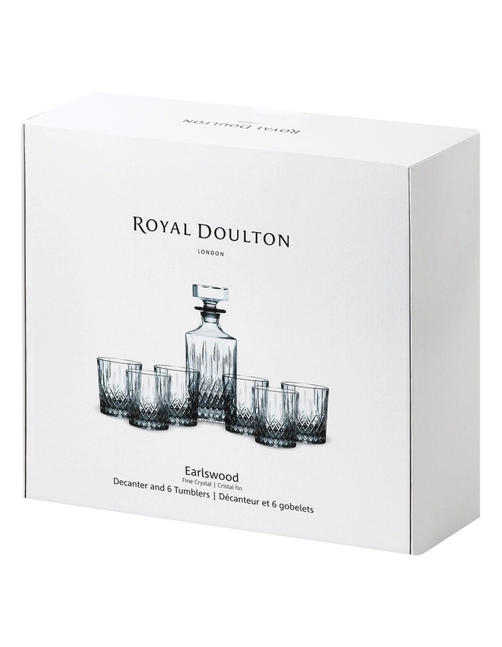 Royal Doulton Earlswood 7pc Decanter Set 3 Royal Doulton Earlswood 7pc Decanter Set - Image 3