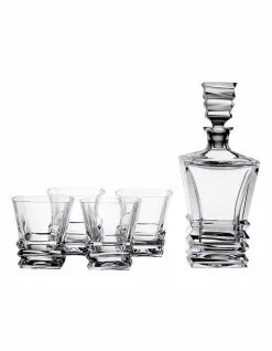 Royal Doulton Prism 5pc Decanter Set