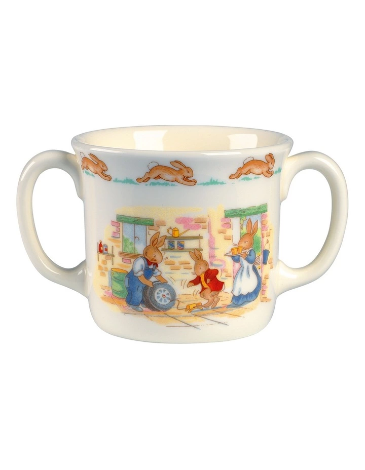 Royal Doulton Bunnykins Two Handled Mug Multicolour 1 Royal Doulton Bunnykins Two Handled Mug Multicolour