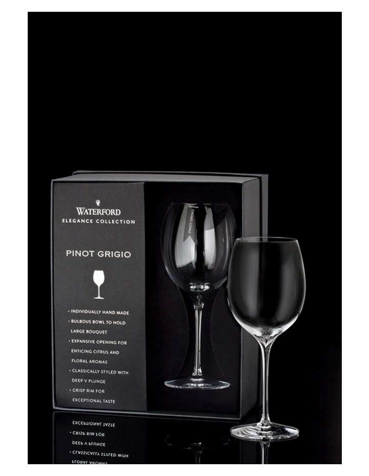 Waterford Elegance Pinot Gris/Grigio Set of 2 Wine Glass 2 Waterford Elegance Pinot Gris/Grigio Set of 2 Wine Glass - Image 2