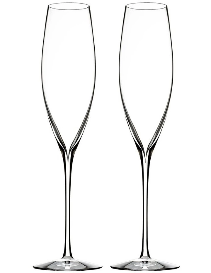 Waterford Elegance Champagne Set of 2 Wine Glass 1 Waterford Elegance Champagne Set of 2 Wine Glass