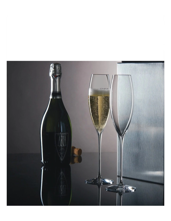 Waterford Elegance Champagne Set of 2 Wine Glass 2 Waterford Elegance Champagne Set of 2 Wine Glass - Image 2