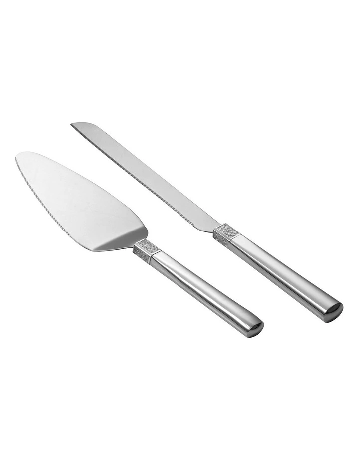 Waterford Lismore Diamond Cake Knife & Server Set Silver 1 Waterford Lismore Diamond Cake Knife & Server Set Silver