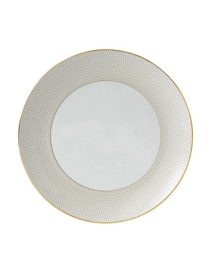 Wedgwood Arris 28cm Plate White/Gold 1 Wedgwood Arris 28cm Plate White/Gold
