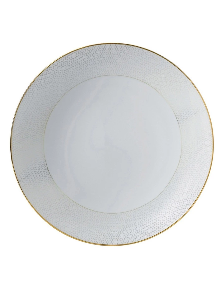 Wedgwood Arris 28cm Pasta Bowl White/Gold 1 Wedgwood Arris 28cm Pasta Bowl White/Gold