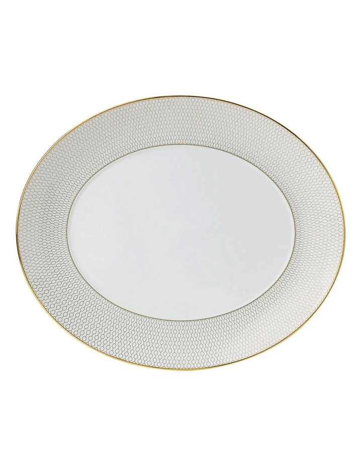Wedgwood Arris Oval Platter 33cm 1 Wedgwood Arris Oval Platter 33cm
