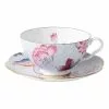 Wedgwood Cuckoo Teacup & Saucer Blue