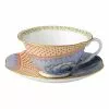 Wedgwood Butterfly Bloom Teacup & Saucer Blue