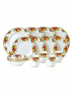 Royal Albert Old Country Roses 20 Piece Dinner Set