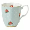 Royal Albert Polka Rose 400ml Vintage Mug Pale Green