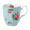 Royal Albert Polka Blue 400ml Vintage Mug Light Blue