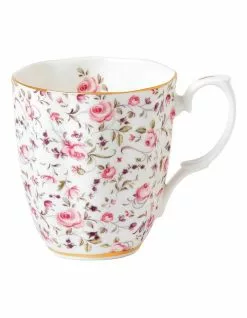 Royal Albert Rose Confetti 400ml Vintage Mug Pink/Purple