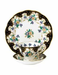 Royal Albert Duchess 1910 Teacup Saucer & Plate White