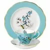 Royal Albert Festival 1950 Teacup Saucer & Plate White/Blue