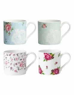 Royal Albert Set of 4 Modern Mugs