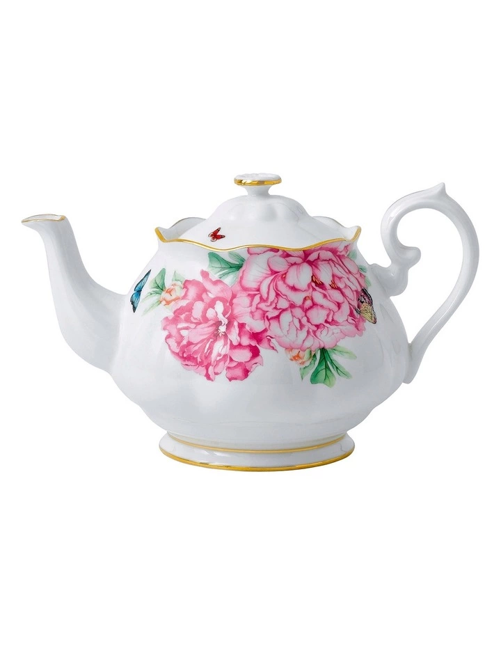 Royal Albert Miranda Kerr 450ml Friendship Teapot White Multicolour 1 Royal Albert Miranda Kerr 450ml Friendship Teapot White Multicolour