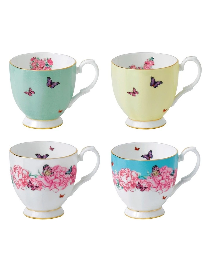 Royal Albert Miranda Kerr 4pc Vintage Mug Set 1 Royal Albert Miranda Kerr 4pc Vintage Mug Set