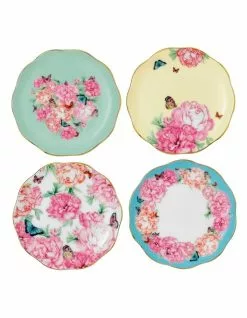 Royal Albert Miranda Kerr 20cm Set of 4 Mixed Plates Multi