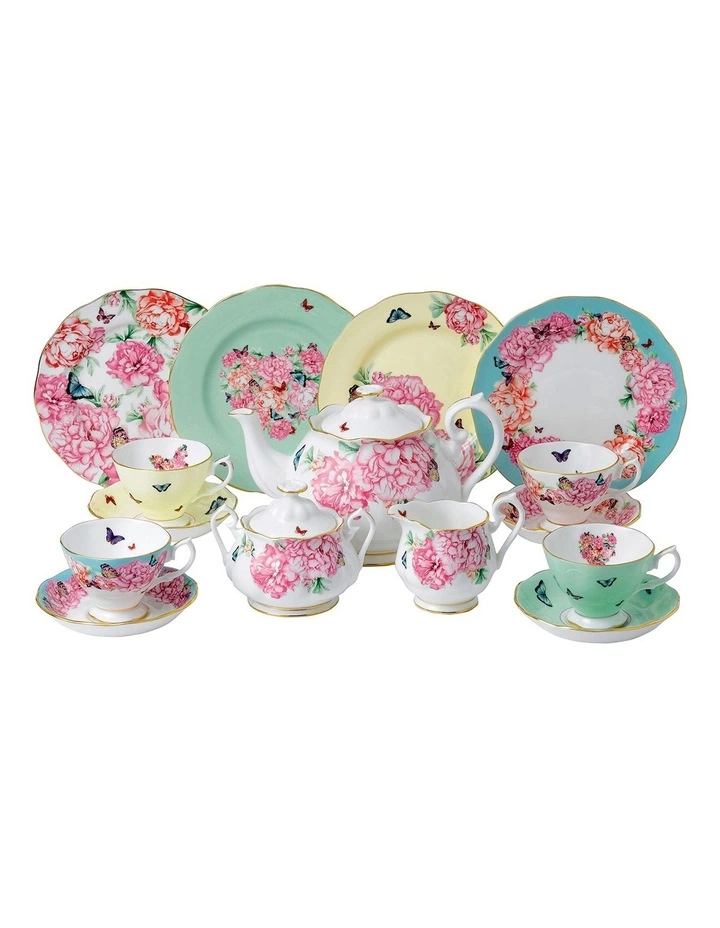 Royal Albert Miranda Kerr 15 Piece Teaset Multicolour 1 Royal Albert Miranda Kerr 15 Piece Teaset Multicolour