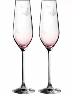 Royal Albert Miranda Kerr Set of 2 Flute Pink