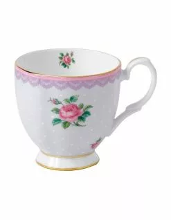 Royal Albert Candy Love Lilac 300ml Mug White/Purple