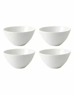 Wedgwood Gio Set of 4 Dip Bowl White