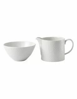 Wedgwood Gio Sugar and Creamer