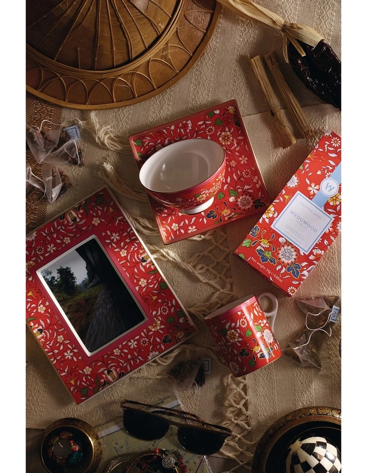 Wedgwood Wonderlust Crimson Jewel 200ml Mug Red 2 Wedgwood Wonderlust Crimson Jewel 200ml Mug Red - Image 2