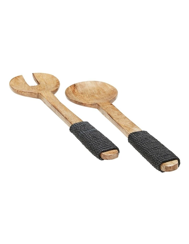 Salt&Pepper Maderia Salad Servers - 2 Piece 2 Salt&Pepper Maderia Salad Servers - 2 Piece - Image 2