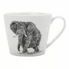 Maxwell & Williams Marini Ferlazzo African Elephant 450ml Mug Gift Boxed White