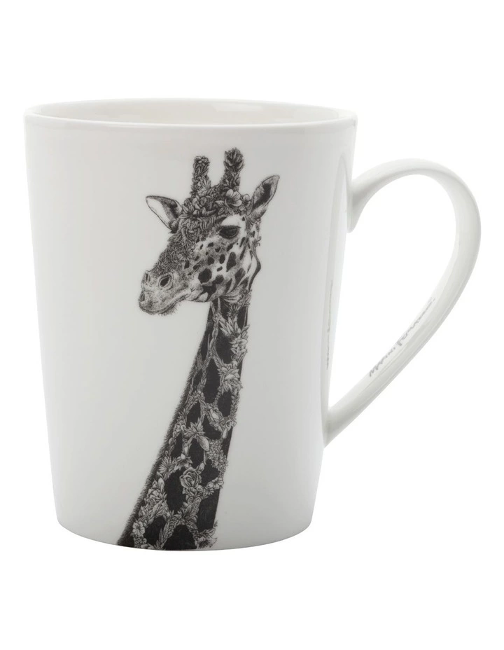 Maxwell & Williams Marini Ferlazzo African Giraffe 450ml Tall Mug Gift Boxed White 1 Maxwell & Williams Marini Ferlazzo African Giraffe 450ml Tall Mug Gift Boxed White