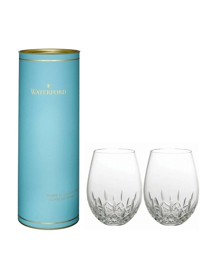 Waterford Giftology Lismore Nouveau Set of 2 Red Wine Glass 1 Waterford Giftology Lismore Nouveau Set of 2 Red Wine Glass
