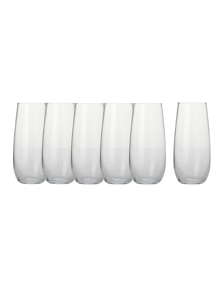 Maxwell & Williams Mansion Set of 6 230ml Stemless Flute 1 Maxwell & Williams Mansion Set of 6 230ml Stemless Flute