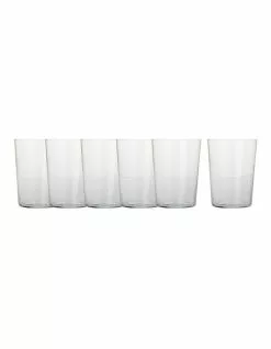 Maxwell & Williams Mansion Set Of 6 500ml Tall Tumbler Gift Boxed