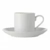 Maxwell & Williams White Basics 100ml Straight Demi Cup & Saucer