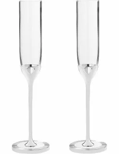 Wedgwood Vera Love Always Set of 2 Flute