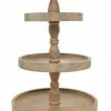 Heritage Wooden 3-Tier Stand 30x46cm in White Ash