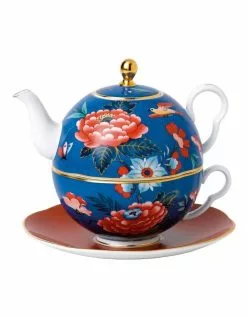 Wedgwood Paeonia Blush Tea Set for 1