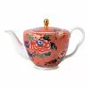 Wedgwood Paeonia Blush 1L Teapot Coral