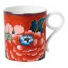 Wedgwood Paeonia Blush Mug Red