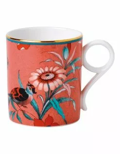 Wedgwood Paeonia Blush Mug Coral