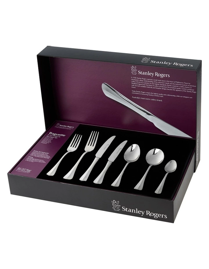 Stanley Rogers 'Baguette' 56 Piece Cutlery Set 2 Stanley Rogers 'Baguette' 56 Piece Cutlery Set - Image 2